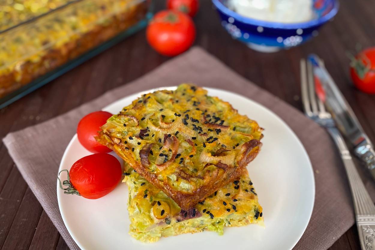 Pırasalı Fırın Mücver Tarifi